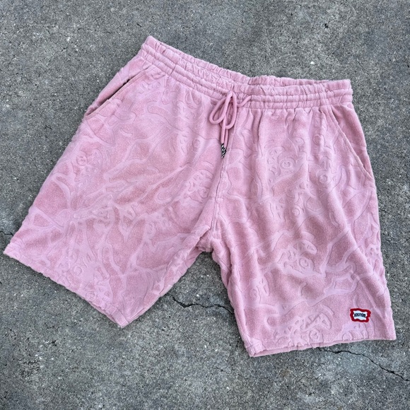 Pink Running Dog Sweat Shorts by Ice Cream Mens XL - Picture 4 of 8